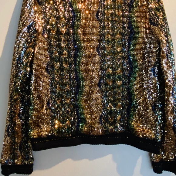 NWT**JEFF GALLANO**Sequined Jacket**Sm. $295 - Picture 7 of 7